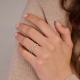 BLUSH LG1055Y GEELGOUDEN RING MET LAB GROWN DIAMOND 0.57CT