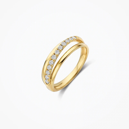 BLUSH LG1056Y GEELGOUDEN RING MET LAB GROWN DIAMOND 0.31CT