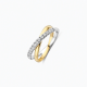 BLUSH LG1054B BICOLOR GOUDEN RING MET LAB GROWN DIAMOND 0.31CT
