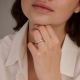 BLUSH LG1054B BICOLOR GOUDEN RING MET LAB GROWN DIAMOND 0.31CT