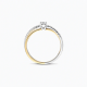 BLUSH LG1060B BICOLOR GOUDEN RING MET LAB GROWN DIAMOND 0.28CT