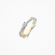 BLUSH LG1060B BICOLOR GOUDEN RING MET LAB GROWN DIAMOND 0.28CT