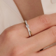 BLUSH LG1060B BICOLOR GOUDEN RING MET LAB GROWN DIAMOND 0.28CT