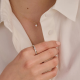 BLUSH LG1060B BICOLOR GOUDEN RING MET LAB GROWN DIAMOND 0.28CT