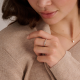 BLUSH LG1053B BICOLOR GOUDEN RING MET LAB GROWN DIAMOND 0.25CT