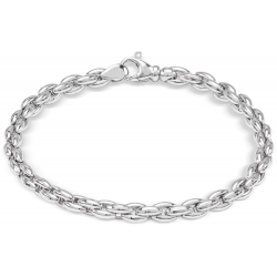 MONZARIO 967-A ZILVEREN ARMBAND TURTLE SCHAKEL