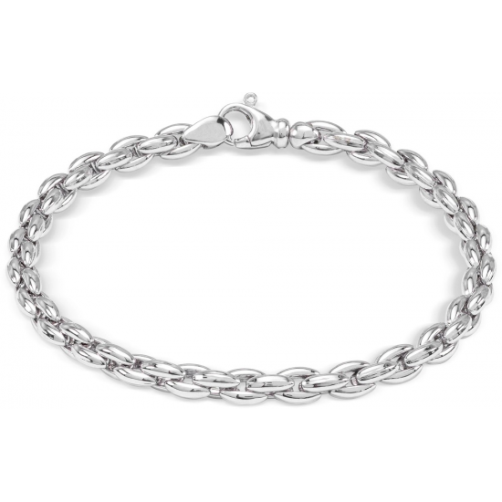 MONZARIO 967-A ZILVEREN ARMBAND TURTLE SCHAKEL