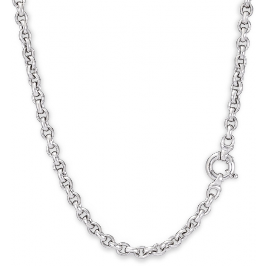 MONZARIO 1008-C ZILVEREN COLLIER JASSERON SCHAKEL