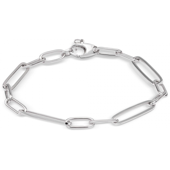 MONZARIO 1223-A ZILVEREN ARMBAND FANTASIE CLOSED-FOREVER SCHAKEL
