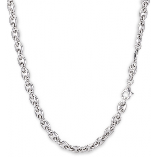 MONZARIO 174-C ZILVEREN COLLIER KOFFIEBOON SCHAKEL