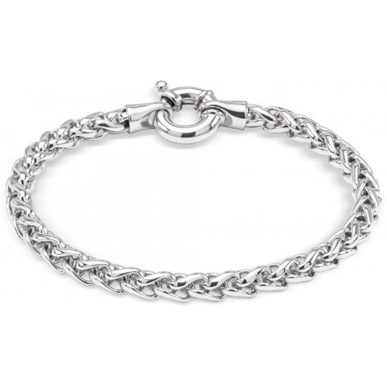 MONZARIO 172-A ZILVEREN ARMBAND PALMIER SCHAKEL