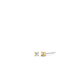 TI SENTO 7319ZY ZILVER VERGULDE OORKNOPPEN ZIRKONIA
