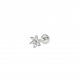 CULET JEWELLERY GCJ0825 18K WITGOUDEN PIERCING MET NATUURLIJKE DIAMANT MINI FLORAL