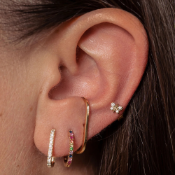 CULET JEWELLERY GCJ1113 18K WITGOUDEN PIERCING MET NATUURLIJKE DIAMANT BUTTERFLY