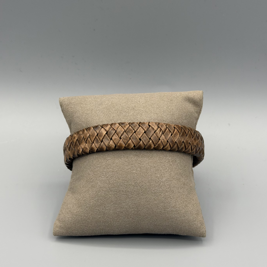 LEATHER&STEEL CRUX-COGNAC HERENARMBAND COGNAC LEER CRUX