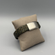 LEATHER&STEEL CRUX-GR HERENARMBAND GROEN LEER CRUX