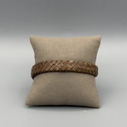 LEATHER&STEEL SERA-COGNAC HERENARMBAND COGNAC LEER SERA