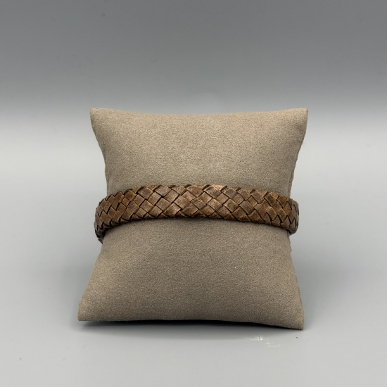 LEATHER&STEEL SERA-COGNAC HERENARMBAND COGNAC LEER SERA