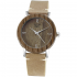 DAVIS 2231 HORLOGE STAAL MET HOUT TIMBER