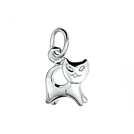 HUISCOLLECTIE 1003704 ZILVEREN HANGER POES