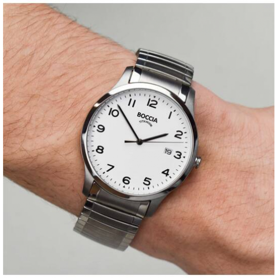 BOCCIA 3616-01 HERENHORLOGE TITANIUM