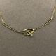 14k Geelgouden Choker Collier met Zirkonia