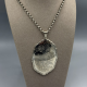 Zilveren Collier met Handgegraveerde Hanger
