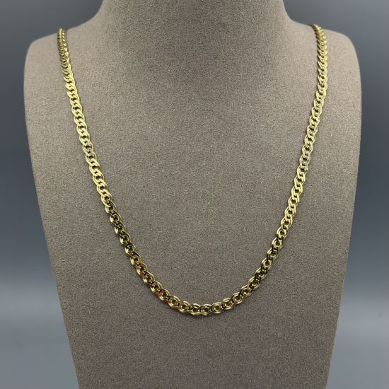 14 Karaat Geelgouden Gevlochten Collier