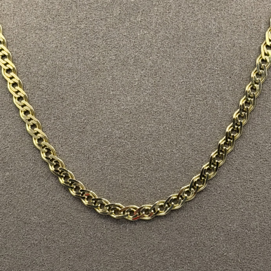 14 Karaat Geelgouden Gevlochten Collier