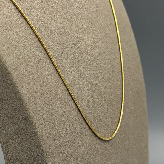 14 Karaat Geelgouden Slangencollier