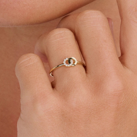 BLUSH 1282YZI GEELGOUDEN RING MET ZIRKONIA