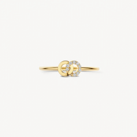 BLUSH 1282YZI GEELGOUDEN RING MET ZIRKONIA