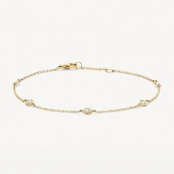 BLUSH 2237YZI GOUDEN ARMBAND MET ZIRKONIA