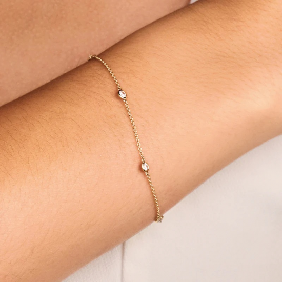 BLUSH 2237YZI GOUDEN ARMBAND MET ZIRKONIA