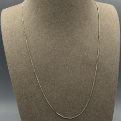 14 Karaat Witgouden Gourmet schakelcollier