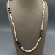 Parelcollier met Sodaliet en Doublé Accenten