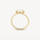 BLUSH 1281YMQ GEELGOUDEN ZEGELRING MET PARELMOER
