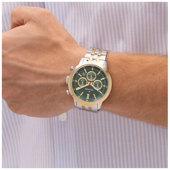 TOMMY HILFIGER TH1710754 HERENHORLOGE BICOLOR STAAL KENT