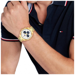 TOMMY HILFIGER TH1710723 HERENHORLOGE VERGULD STAAL HUDSON