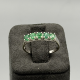 Witgouden ring met Smaragd
