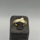 Gouden Ring met Kruisend Diamant Accent