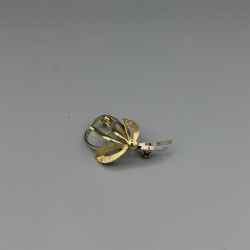 Vintage 14K Bicolor Gouden Broche