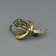Vintage 14K Bicolor Gouden Broche