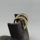 14K Bicolor Gouden Klapoorringen met Diamant (0.18ct)