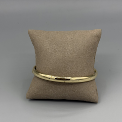 Elegante 14k Gouden Bangle Armband met Bakslot