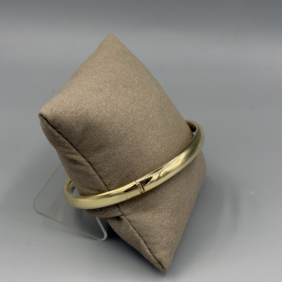 Elegante 14k Gouden Bangle Armband met Bakslot