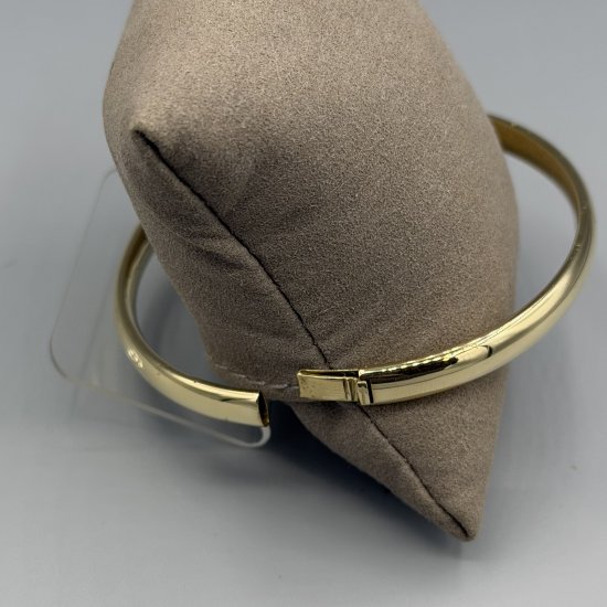 Elegante 14k Gouden Bangle Armband met Bakslot