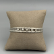 Witgouden Schakelarmband met Diamant