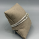 Witgouden Schakelarmband met Diamant
