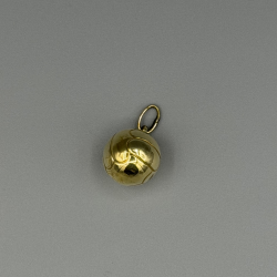 Vintage 14k Gouden Voetbal Hanger â?" 13.5 mm